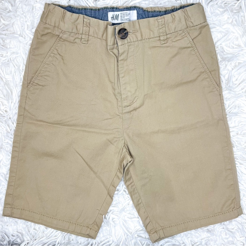 H&M Boys Chino Shorts - Tan, Size US 7